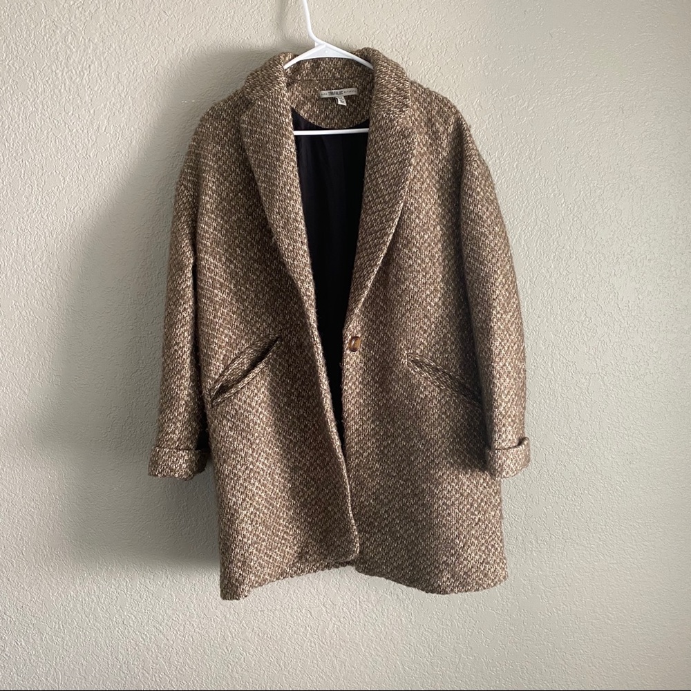 Wool-blend coat